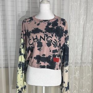 CHNGE Multicolor Tie-Dye Long Sleeve Tee